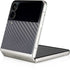 Silver Carbon Fiber Specialty Texture Material Galaxy Z Flip3 5G Skin