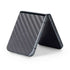 Silver Carbon Fiber Specialty Texture Material Galaxy Z Flip5 5G Skin
