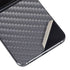 Silver Carbon Fiber Specialty Texture Material Galaxy Z Flip5 5G Skin