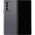 Silver Carbon Fiber Specialty Texture Material Galaxy Z Fold2 5G Skin