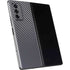 Silver Carbon Fiber Specialty Texture Material Galaxy Z Fold2 5G Skin