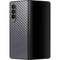 Silver Carbon Fiber Specialty Texture Material Galaxy Z Fold3 5G Skin