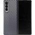 Silver Carbon Fiber Specialty Texture Material Galaxy Z Fold3 5G Skin