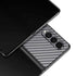 Silver Carbon Fiber Specialty Texture Material Galaxy Z Fold3 5G Skin