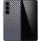 Silver Carbon Fiber Specialty Texture Material Galaxy Z Fold5 5G Skin