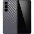 Silver Carbon Fiber Specialty Texture Material Galaxy Z Fold5 5G Skin