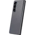 Silver Carbon Fiber Specialty Texture Material Galaxy Z Fold5 5G Skin