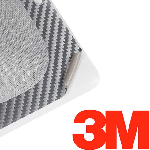 Silver Carbon Fiber Specialty Texture Material Google Home Hub Skin
