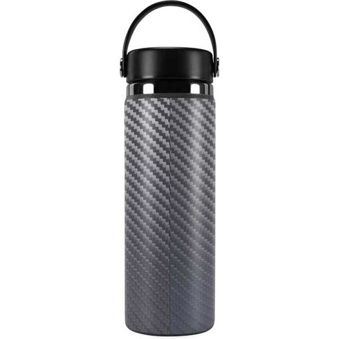 Silver Carbon Fiber Specialty Texture Material Hydro Flask 20oz Wide Mouth Skin