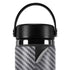 Silver Carbon Fiber Specialty Texture Material Hydro Flask 20oz Wide Mouth Skin