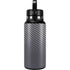 Silver Carbon Fiber Specialty Texture Material Hydro Flask 32oz Wide Mouth Skin