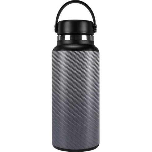 Silver Carbon Fiber Specialty Texture Material Hydro Flask 32oz Wide Mouth Skin