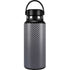 Silver Carbon Fiber Specialty Texture Material Hydro Flask 32oz Wide Mouth Skin