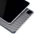 Silver Carbon Fiber Specialty Texture Material iPad Pro 12.9in (2020) Clear Case