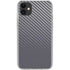 Silver Carbon Fiber Specialty Texture Material iPhone 11 Clear Case