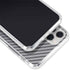 Silver Carbon Fiber Specialty Texture Material iPhone 11 Pro Clear Case