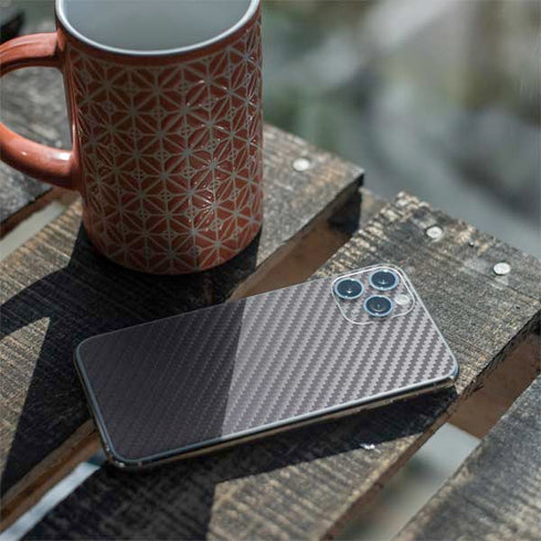 Silver Carbon Fiber Specialty Texture Material iPhone 11 Pro Skin