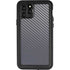 Silver Carbon Fiber Specialty Texture Material iPhone 11 Pro Waterproof Case