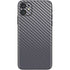 Silver Carbon Fiber Specialty Texture Material iPhone 11 Skin
