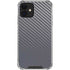 Silver Carbon Fiber Specialty Texture Material iPhone 12 Clear Case