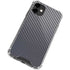 Silver Carbon Fiber Specialty Texture Material iPhone 12 Clear Case
