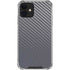 Silver Carbon Fiber Specialty Texture Material iPhone 12 Mini Clear Case