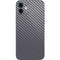 Silver Carbon Fiber Specialty Texture Material iPhone 12 Mini Skin