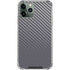 Silver Carbon Fiber Specialty Texture Material iPhone 12 Pro Max Clear Case