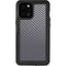 Silver Carbon Fiber Specialty Texture Material iPhone 12 Pro Max Waterproof Case