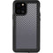 Silver Carbon Fiber Specialty Texture Material iPhone 12 Pro Waterproof Case