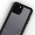 Silver Carbon Fiber Specialty Texture Material iPhone 12 Pro Waterproof Case
