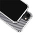 Silver Carbon Fiber Specialty Texture Material iPhone 13 Clear Case