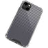 Silver Carbon Fiber Specialty Texture Material iPhone 13 Clear Case