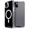 Silver Carbon Fiber Specialty Texture Material iPhone 13 MagSafe Case