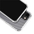Silver Carbon Fiber Specialty Texture Material iPhone 13 Mini Clear Case