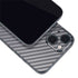 Silver Carbon Fiber Specialty Texture Material iPhone 13 Mini Skin
