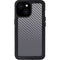 Silver Carbon Fiber Specialty Texture Material iPhone 13 Mini Waterproof Case