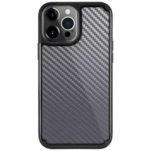 Silver Carbon Fiber Specialty Texture Material iPhone 13 Pro Cargo Case