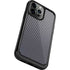 Silver Carbon Fiber Specialty Texture Material iPhone 13 Pro Cargo Case
