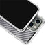 Silver Carbon Fiber Specialty Texture Material iPhone 13 Pro Max Clear Case