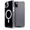 Silver Carbon Fiber Specialty Texture Material iPhone 14 MagSafe Case