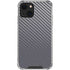 Silver Carbon Fiber Specialty Texture Material iPhone 14 Plus Clear Case