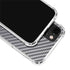 Silver Carbon Fiber Specialty Texture Material iPhone 14 Plus Clear Case