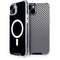 Silver Carbon Fiber Specialty Texture Material iPhone 14 Plus MagSafe Case