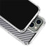 Silver Carbon Fiber Specialty Texture Material iPhone 14 Pro Clear Case