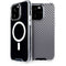 Silver Carbon Fiber Specialty Texture Material iPhone 14 Pro MagSafe Case
