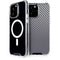 Silver Carbon Fiber Specialty Texture Material iPhone 14 Pro Max MagSafe Case