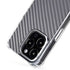 Silver Carbon Fiber Specialty Texture Material iPhone 14 Pro Max MagSafe Case