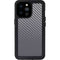 Silver Carbon Fiber Specialty Texture Material iPhone 14 Pro Max Waterproof Case