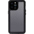 Silver Carbon Fiber Specialty Texture Material iPhone 14 Pro Max Waterproof Case